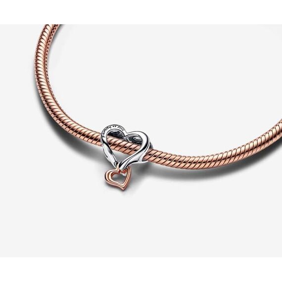 Feitery Christmas Family is Love Charms Kompatibilität für Pandora Armband Bead Charm für Damen Weihnachtszeit