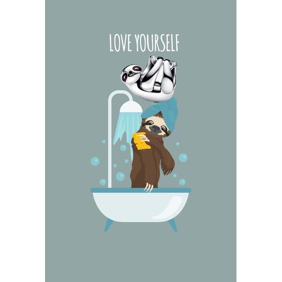 Feitery Compatible with Charms Pandora Armband Faultier Herz Anhänger Meerestiere