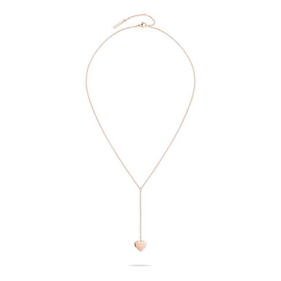 LIEBESKIND BERLIN Herz-Halskette für Damen – Edelstahl-Kette mit liebevollem Herzanhänger – In verschiedenen Farben und Ausführungen – Romantische Geschenkidee