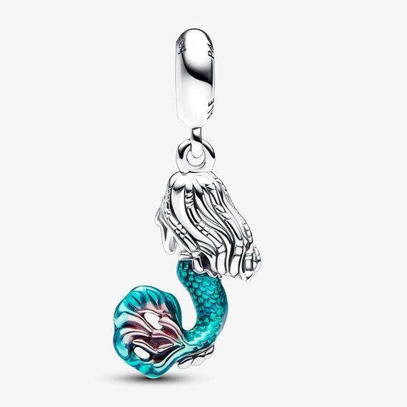 Feitery Ein Satz von drei(Schildkröten Muscheln Meerjungfrauen) Hundepfote Glühwürmche Charms Reisen Kompatibilität für Pandora Armband Herz Anhänger Meerestiere Sommer-Schmuck