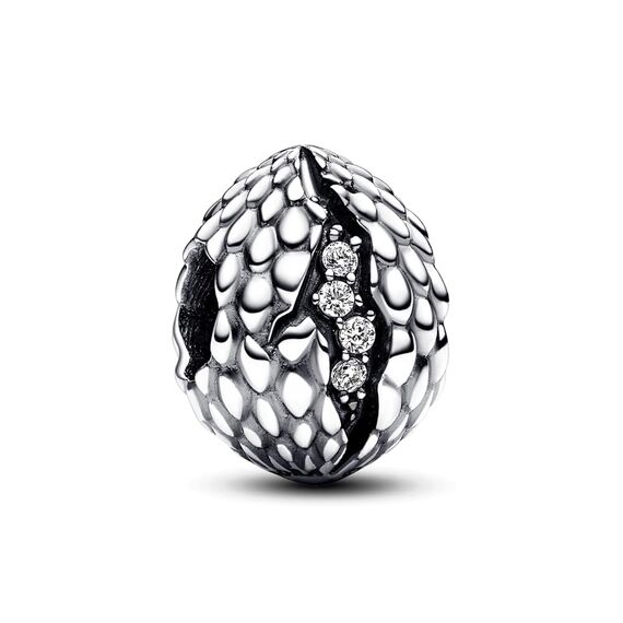 Feitery Christmas Funkelndes Drachen-Ei Charms Kompatibilität für Pandora Armband Bead Charm für Damen Weihnachtszeit
