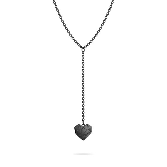 LIEBESKIND BERLIN Herz-Halskette für Damen – Edelstahl-Kette mit liebevollem Herzanhänger – In verschiedenen Farben und Ausführungen – Romantische Geschenkidee