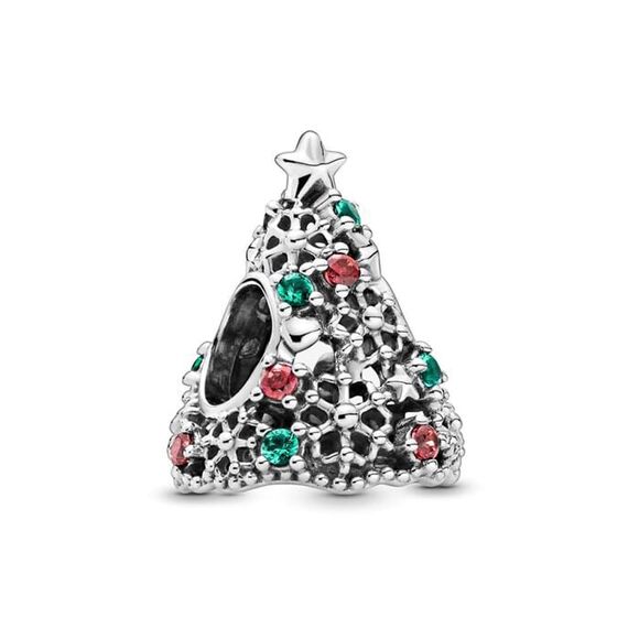 Feitery Christmas Zauberlehrling Charms Kompatibilität für Armband Bead Charm für Damen Weihnachtszeit (Weihnachtsbaum-1)