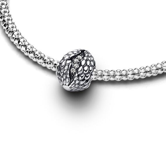 Feitery Christmas Funkelndes Drachen-Ei Charms Kompatibilität für Pandora Armband Bead Charm für Damen Weihnachtszeit