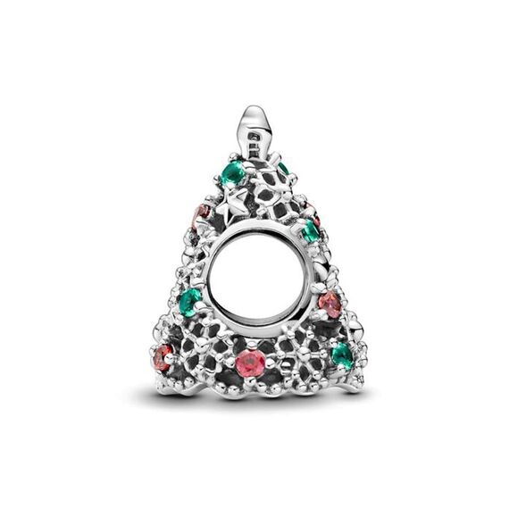 Feitery Christmas Zauberlehrling Charms Kompatibilität für Armband Bead Charm für Damen Weihnachtszeit (Weihnachtsbaum-1)