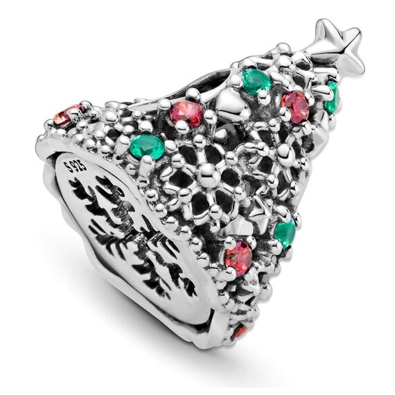 Feitery Christmas Zauberlehrling Charms Kompatibilität für Armband Bead Charm für Damen Weihnachtszeit (Weihnachtsbaum-1)