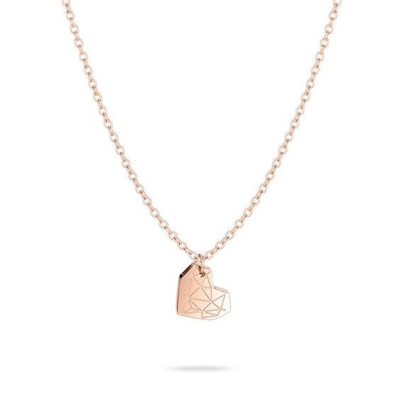 LIEBESKIND BERLIN Herz-Halskette für Damen – Edelstahl-Kette mit liebevollem Herzanhänger – In verschiedenen Farben und Ausführungen – Romantische Geschenkidee