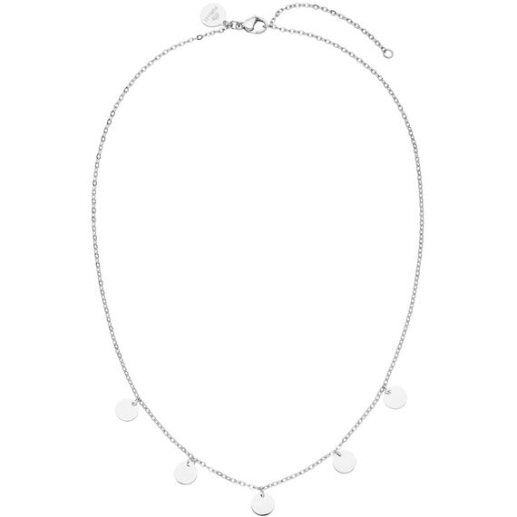 Purelei Kalea Kette Damen (Silber) – Halskette Damen aus langlebigem Edelstahl – Wasserfeste Kette mit Anhänger – 40-45 cm Länge verstellbar – Halskette für deinen individuellen Look