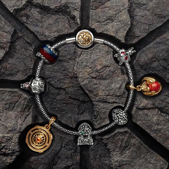 Feitery Christmas Funkelndes Drachen-Ei Charms Kompatibilität für Pandora Armband Bead Charm für Damen Weihnachtszeit