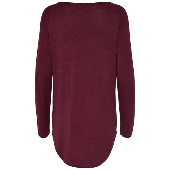 ONLY Damen Onlmila Lacy L/S Long Pullover Knt Noos, Sun-dried Tomato/Detail:w. Melange, 3XL