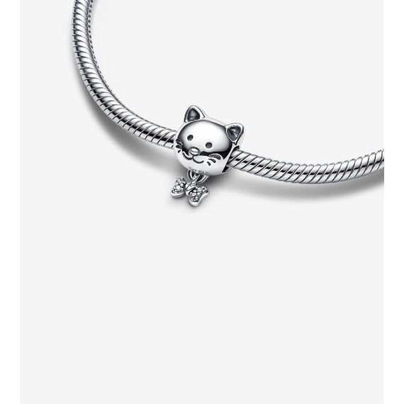 Feitery Ein Kleines Kätzchen Charms Compatible with Charms Pandora Im Sommer Bead Charm Ozean Allerheiligen für Damen