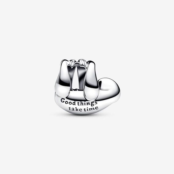 PANDORA Moments Hängendes Faultier Charm aus Sterling Silber, Kompatibel Moments Armbändern, 793331C01