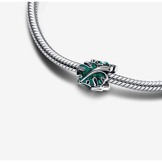 Feitery Compatible with Charms Pandora Armband Blätter Herz Anhänger Meerestiere