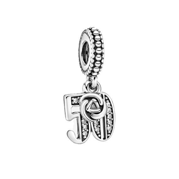Feitery 50 Die zahlen Compatible with Charms Pandora Ostern Leuchtend Bead Charms Allerheiligen für Damen