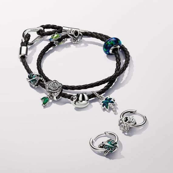 PANDORA Moments Hängendes Faultier Charm aus Sterling Silber, Kompatibel Moments Armbändern, 793331C01