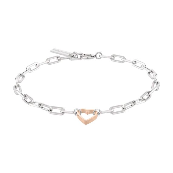 LIEBESKIND Armband mit Anhänger aus Edelstahl