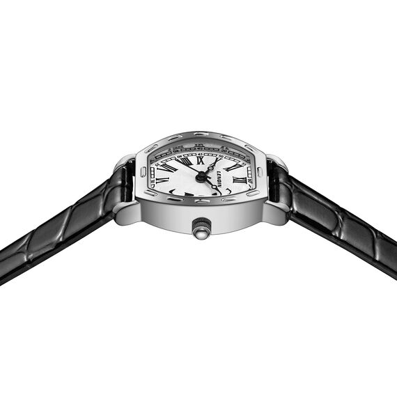 LN LENQIN Uhr Damen Armbanduhr Damen Uhr mit Großen Ziffern Analog Quarzuhr für Frauen mit Lederband