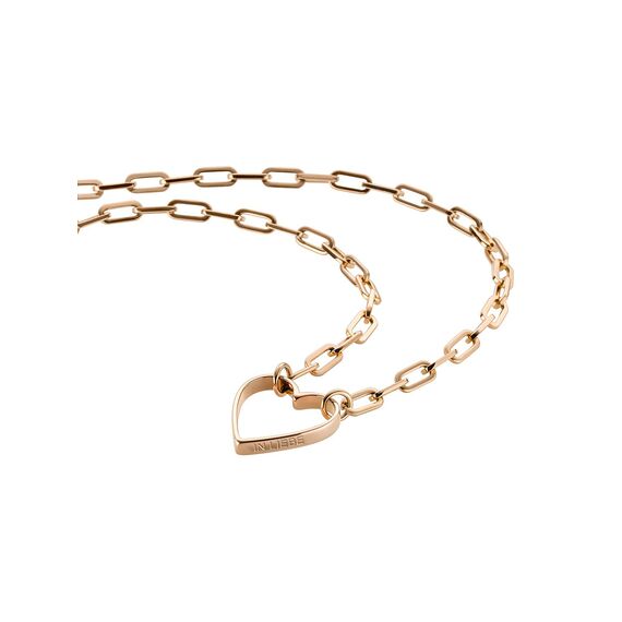 LIEBESKIND Berlin Damen-Collier Edelstahl (roségold)