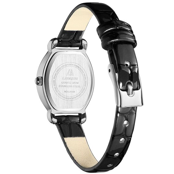LN LENQIN Uhr Damen Armbanduhr Damen Uhr mit Großen Ziffern Analog Quarzuhr für Frauen mit Lederband