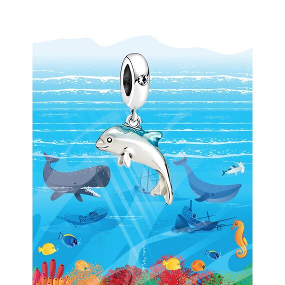 Feitery Fellklumpen Kleines Kätzchen Charms Compatible with Charms Pandora Im Sommer Bead Charm Ozean Allerheiligen für Damen