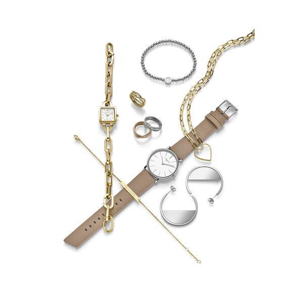 LIEBESKIND Berlin Damen-Collier Edelstahl (roségold)