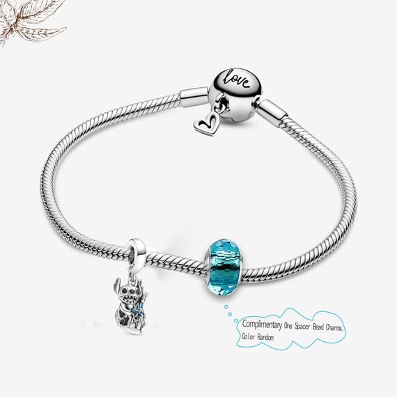 HappyStar beads charms,passt Charms Armbänder Halskette Europäischen Schmuck ，Bead Charms für Damen,925 Sterling Silber Dangle Anhänger