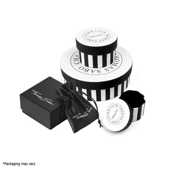 THOMAS SABO Damen Charm-Anhänger Schmetterling Charm Club 925 Sterling Silber 1038-001-12