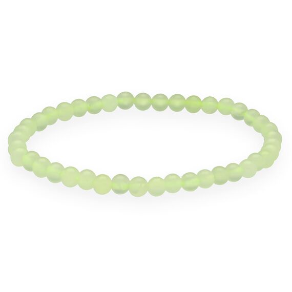 Lebensquelle Plus Mini Kugelarmband | 4mm | Hochwertiges Edelsteinarmband (Chinajade)