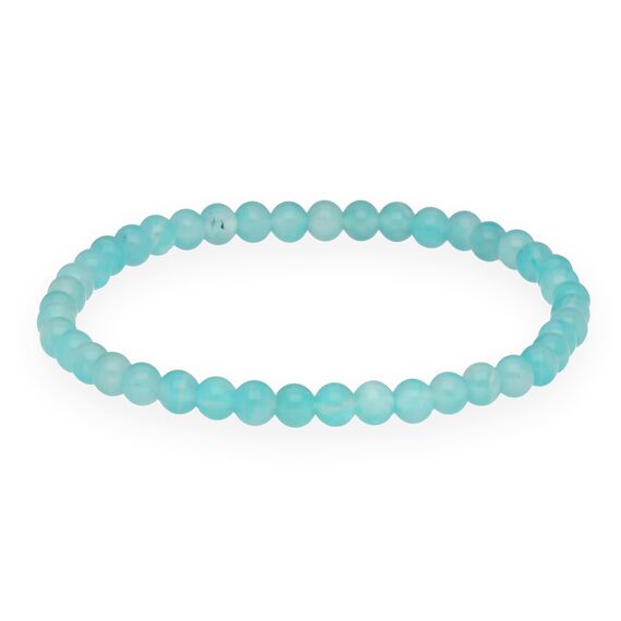 Lebensquelle Plus Mini Kugelarmband | 4mm | Hochwertiges Edelsteinarmband (Amazonit)