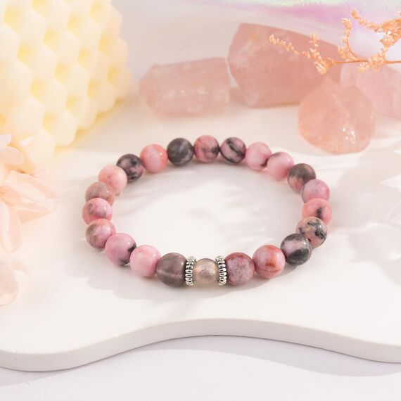 Lueaurra Geschenke für Frauen Armband Natursteine Frau Idee Original Geschenk Teenager Mädchen Geschenke Weihnachten Frau Geburtstagsgeschenk Armband Geschenk für Ehefrau Mutter Schwester Freundin