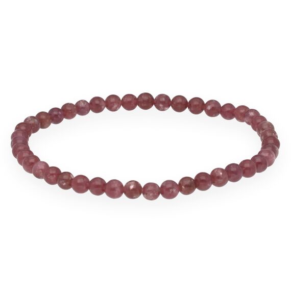 Lebensquelle Plus Mini Kugelarmband | 4mm | Hochwertiges Edelsteinarmband (Lepidolith)