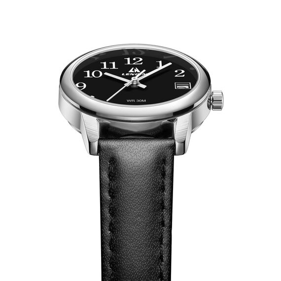 LN LENQIN Uhr Damen Armbanduhr Damen Uhr mit Großen Ziffern Analog Quarzuhr für Frauen mit Lederband