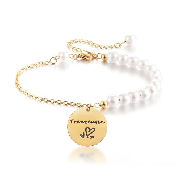 Trauzeugin Geschenke Perlen Armbänder Hochzeit Geschenk für Brautjungfer Schmuck Armband