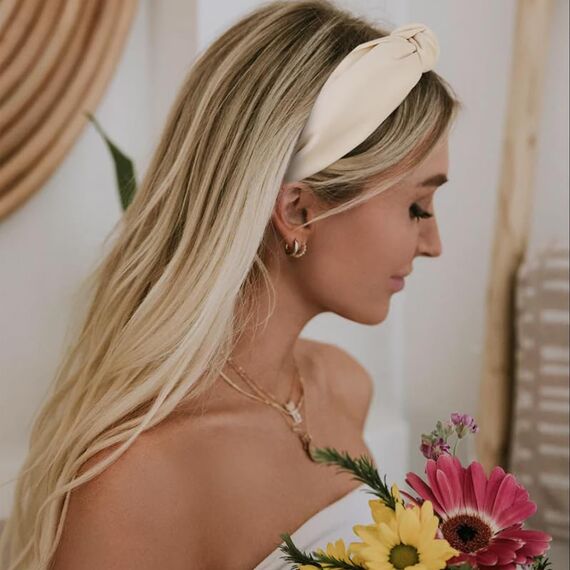 Kotkiddy 4 Stück Stirnbänder für Damen, rutschfest, modisch, Damen-Stirnbänder für Haare, süßes Haarband für Damenhaare, breiter Knoten,Leopardenmuster Haarreifen