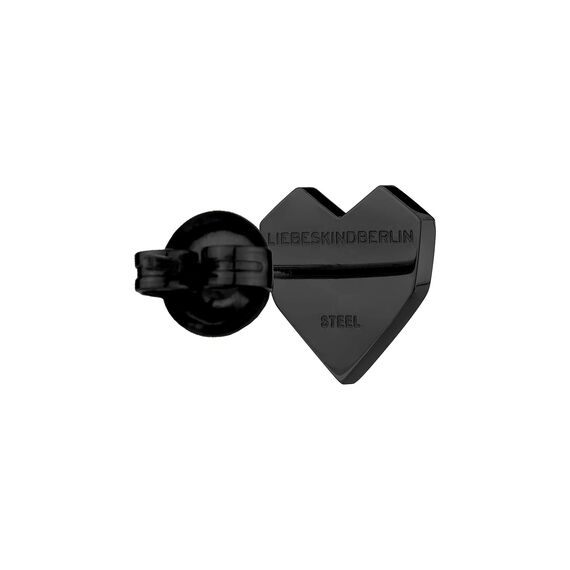 LIEBESKIND BERLIN Damen-Ohrstecker Edelstahl (schwarz)