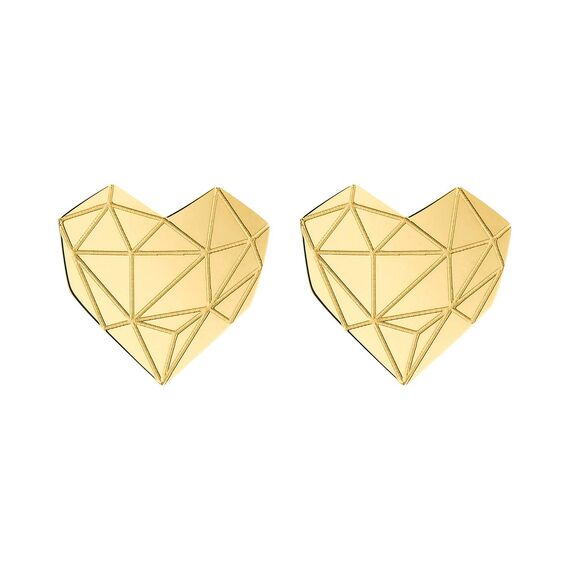 LIEBESKIND BERLIN Damen-Ohrstecker Edelstahl (gold)