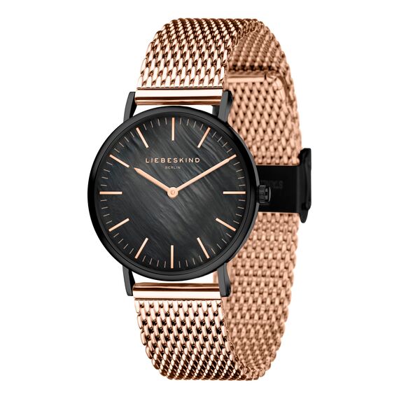 Liebeskind Berlin Damen Armbanduhr LT-0512-MQ Edelstahl in IP Roségold am Edelstahlband