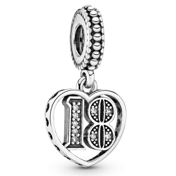 PANDORA Damen-Bead Charms 925 Sterlingsilber 797262CZ
