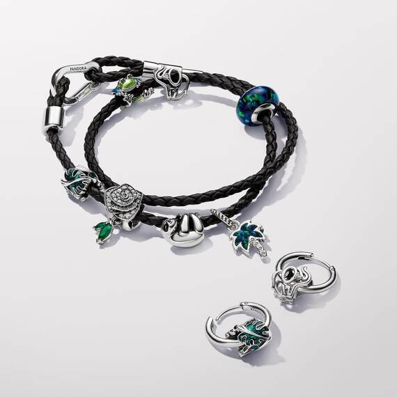 PANDORA Moments Offen gearbeitetes Elefanten Charm aus Sterling Silber mit Zirkonia, Kompatibel Moments Armbändern, 793345C01