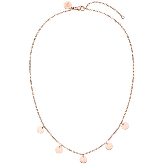 Purelei Kalea Kette Damen (Roségold) – Halskette Damen aus langlebigem Edelstahl – Wasserfeste Kette mit Anhänger – 40-45 cm Länge verstellbar – Halskette für deinen individuellen Look