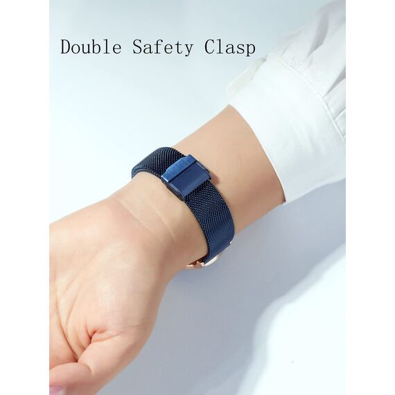 HANNAH MARTIN Damen Uhren Analog Quarz Edelstahl Wasserdicht Mesh Ultradünne