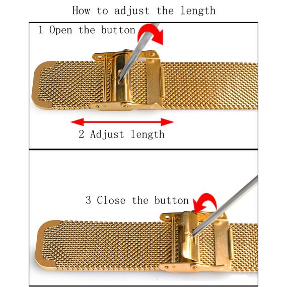HANNAH MARTIN Damen Uhren Analog Quarz Edelstahl Wasserdicht Mesh Ultradünne