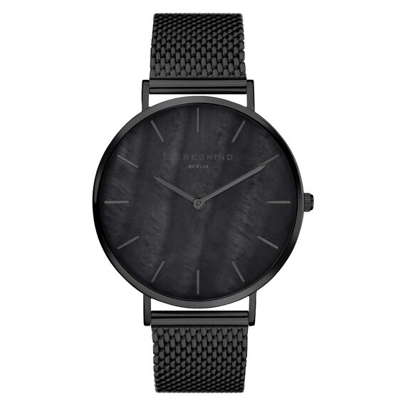 Liebeskind Berlin DamenArmbanduhr Analog Quarz Schwarz LT-0190-MQ