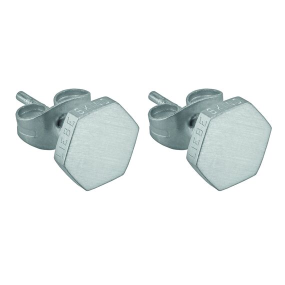 LIEBESKIND Damen-Ohrstecker Edelstahl mattiert - LJ-0055-E-07