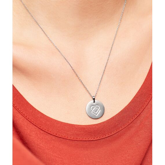 LIEBESKIND Berlin Damen-Kette mit Anhänger Edelstahl mattiert