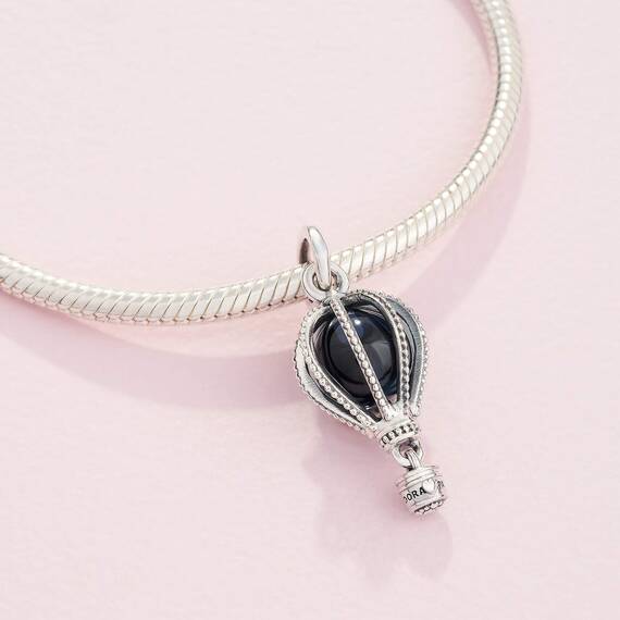 PANDORA Charm Anhänger "Blauer Heißluftballon" 798064NMB