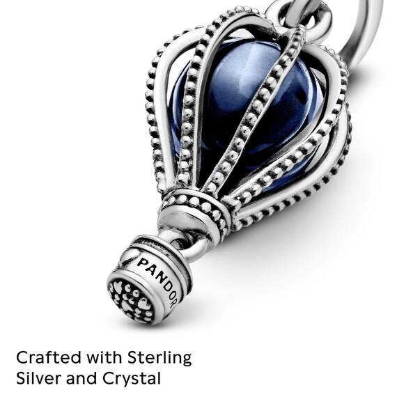 PANDORA Charm Anhänger "Blauer Heißluftballon" 798064NMB