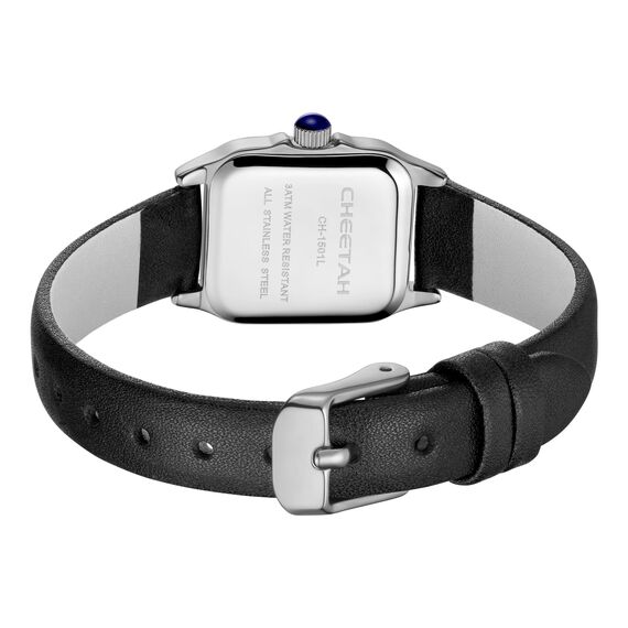 CHEETAH Armbanduhr Damen Kleine Analoge Quarz Uhr Damen mit Vintage-Lederarmband, Rechteckiges Gehäuse, Römisches Zifferblatt, Digitale wasserdichte Armbanduhr für Frauen und Mädchen