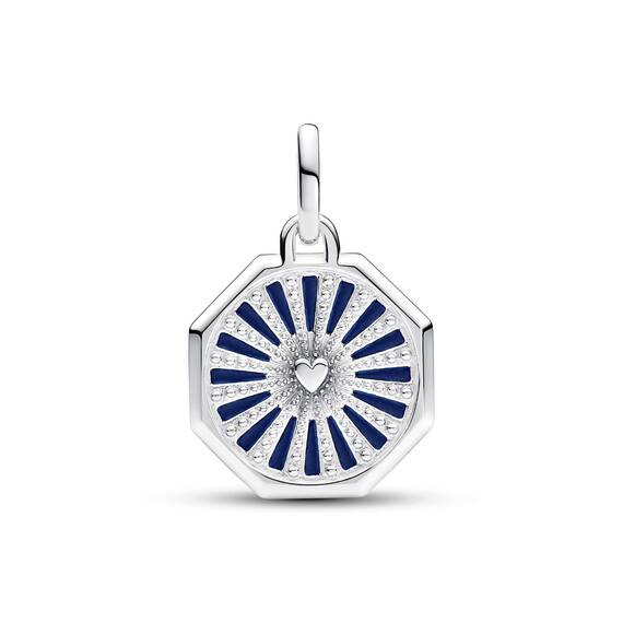 PANDORA ME Galaxie Herz Medaillon-Charm aus Sterling Silber, Kompatibel ME und Moments Armbändern, 793040C01