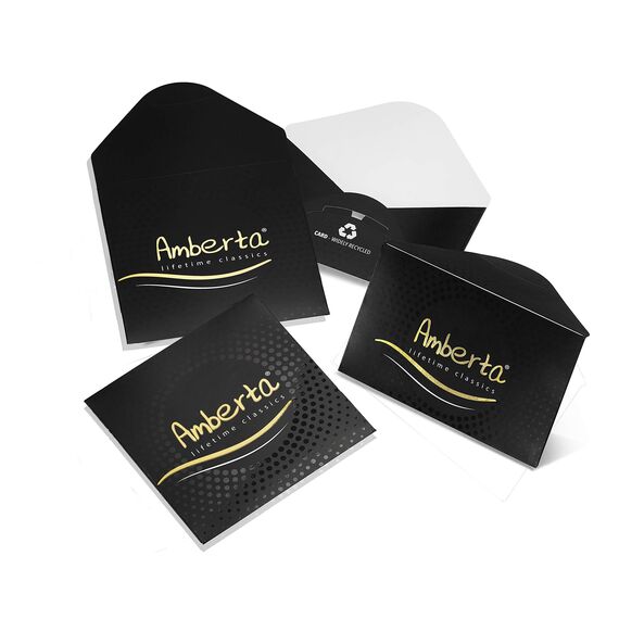 Amberta 925 Sterlingsilber Damen-Halskette - Panzerkette - 1.1 mm - Verschiedene Längen: 36 40 45 50 55 60 cm (60cm)